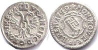 монета Бремен 1 гротен 1749