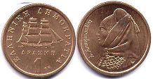 монета Греция 1 драхма 1988
