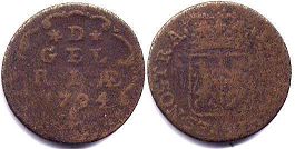 монета Гелдерланд дуит 1794