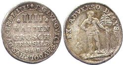 монета Брауншвейг-Вольфенбюттель 4 мариенгрошена 1731