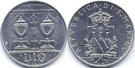 монета Сан-Марино 10 лир 1979
