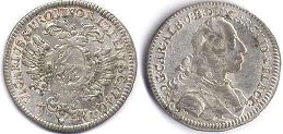 монета Бавария 3 крейцера 1740