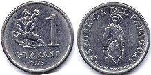 монета Парагвай 1 гуарани 1975