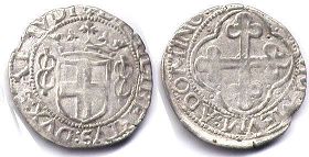 монета Савойя Гроссо 1559-67