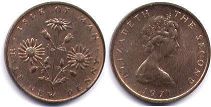 монета Остров Мэн 1/2 новых пенни 1971