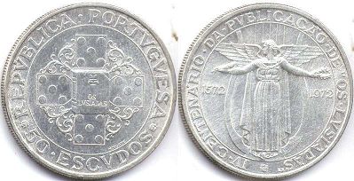 монета Португалия 50 эскудо 1972