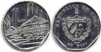 монета Куба 1 песо 2007