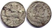 монета Вюртемберг 1 крейцер 1758