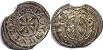 монета Нюрнберг 1 крейцер 1678