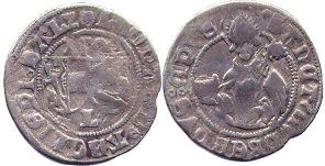 монета Зальцбург батцен (4 крейцера) 1495-1519