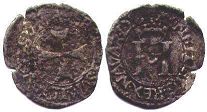монета Наварра лиард 1516-1555