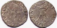 монета Наварра лиард 1555-1562