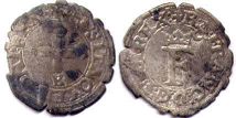 монета Франция лиард 1541