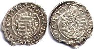 монета Венгрия денар 1613