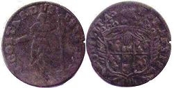 монета Модена Джиорджино (5 сольди) без даты (1742)