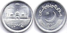 монета Пакистан 2 рупии 2007