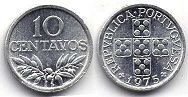 монета Португалия 10 сентаво 1973