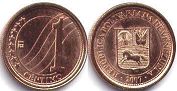 монета Венесуэла 1 сентимо 2007