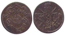 монета Саксония драйер (3 пфеннига) 1693