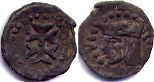 монета Арагон динеро 1598-1621