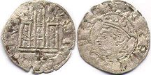монета Кастилия и Леон новен 1312-1350