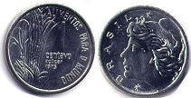 монета Бразилия 1 сентаво 1975