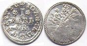 монета Брауншвейг-Люнебург-Каленберг 1 мариенгрошен без даты (1665-1679)