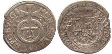 монета Пфальц полбатцена (2 крейцера) 1625