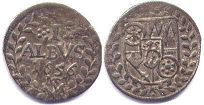 монета Майнц 1 альбус (12 геллеров) 1656