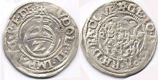 монета Пфальц 2 крейцера 1582