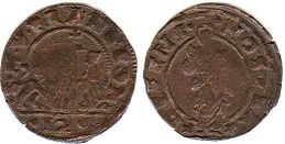 монета Венеция 1 сольдо без даты (1623-1624)