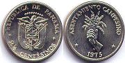 монета Панама 2,5 сентесимо 1973