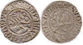 монета Богемия 1 пфенниг без даты (1471-1516)
