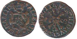 монета Испанские Нидерланды дуит 1608