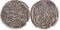 монета Саксония драйер (3 пфеннига) 1545