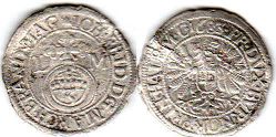 монета Ансбах 3 крейцера 1683
