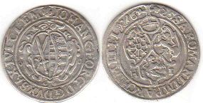 монета Саксония 1/24 талера 1625