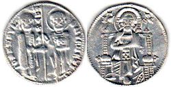 монета Венеция Гроссо без даты (1280-1289)