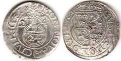 монета Рига Полторак (полкер=1,5 гроша) 1624