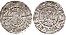 монета Ливония шиллинг 1533