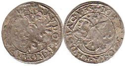 монета Пфальц 3 крейцера без даты (1576-1604)