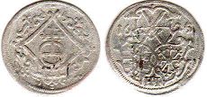 монета Саксония драйер (3 пфеннига) 1625