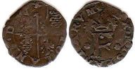 монета Милан трилина (3 денара) без даты (1556-1598)