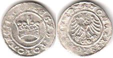 монета Польша полугрош 1506