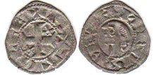 монета Арагон динеро 1104-1134