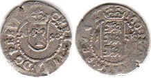 монета Ревель 1 эре 1650