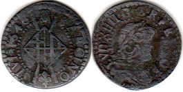 монета Барселона сейсино (6 динеро) 1646