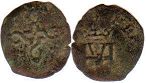 монета Наварра лиард 1572-1610