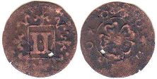 монета Липпе-Детмольд 2 пфеннига без даты (1613-1627)