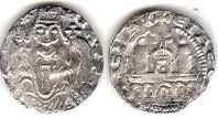 монета Кёльн пфенниг без даты (1167-1191)